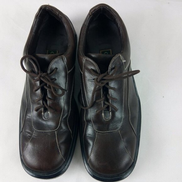 Cole Haan Air Men\'s Brown Leather Round Toe Stitched Oxford Shoes Size 1… main image 8